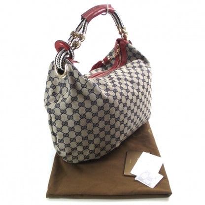 Gucci Monogram Acapulco Medium Hobo Navy 3 of 10