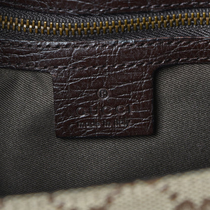 Gucci Monogram Horsebit Chain Flap Shoulder Bag Brown 6 of 7