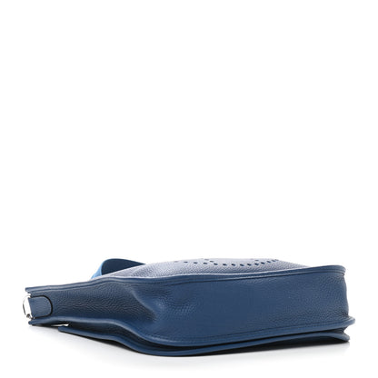 Hermes Taurillon Clemence Evelyne III PM Deep Blue 3 of 8