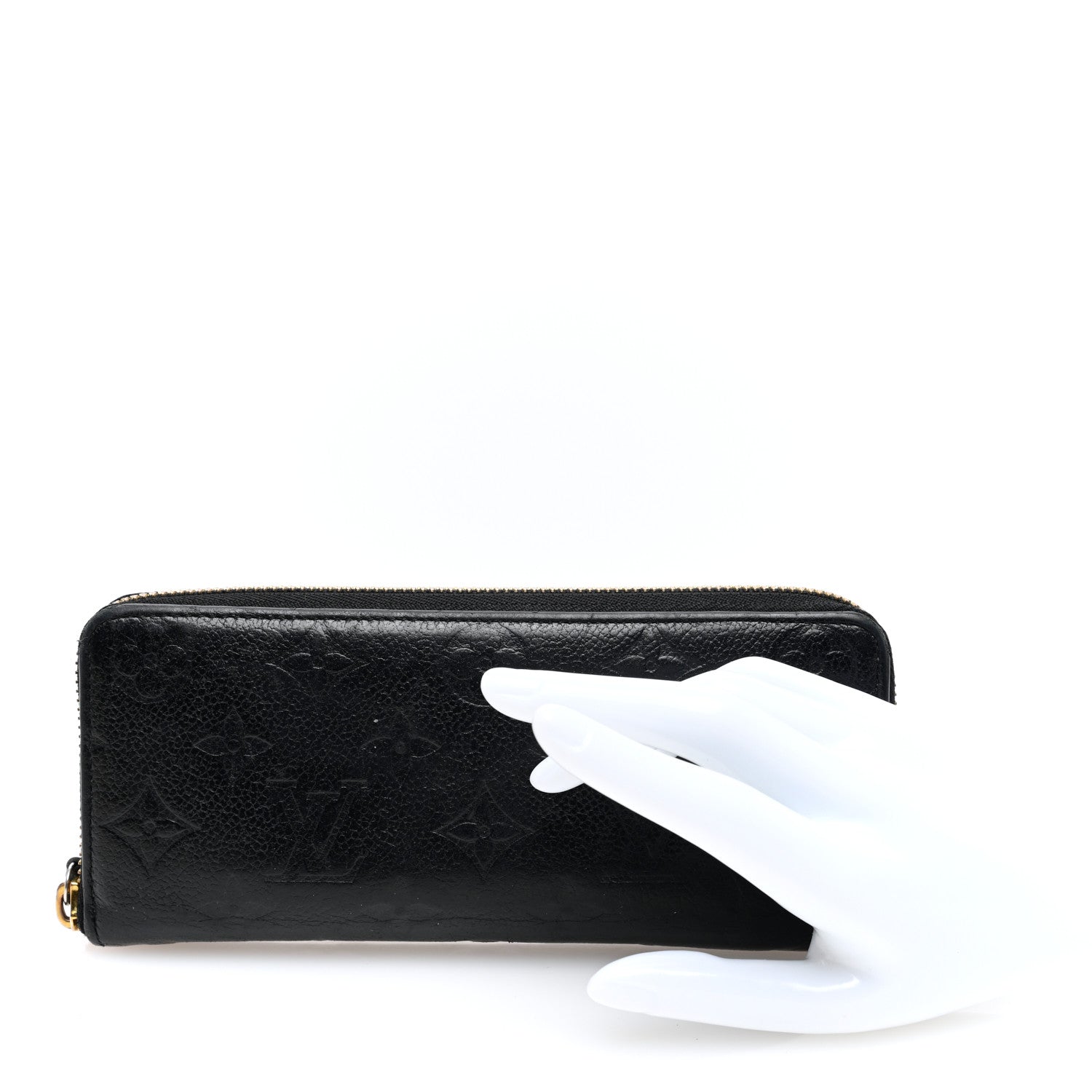 Louis Vuitton Empreinte Clemence Wallet Black 2 of 6