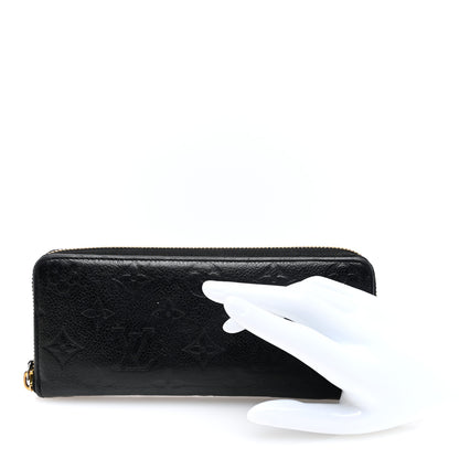 Louis Vuitton Empreinte Clemence Wallet Black 2 of 6