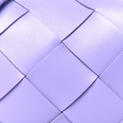 Bottega Veneta Lambskin Maxi Intrecciato Small Cassette Camera Bag Wisteria 7 of 9