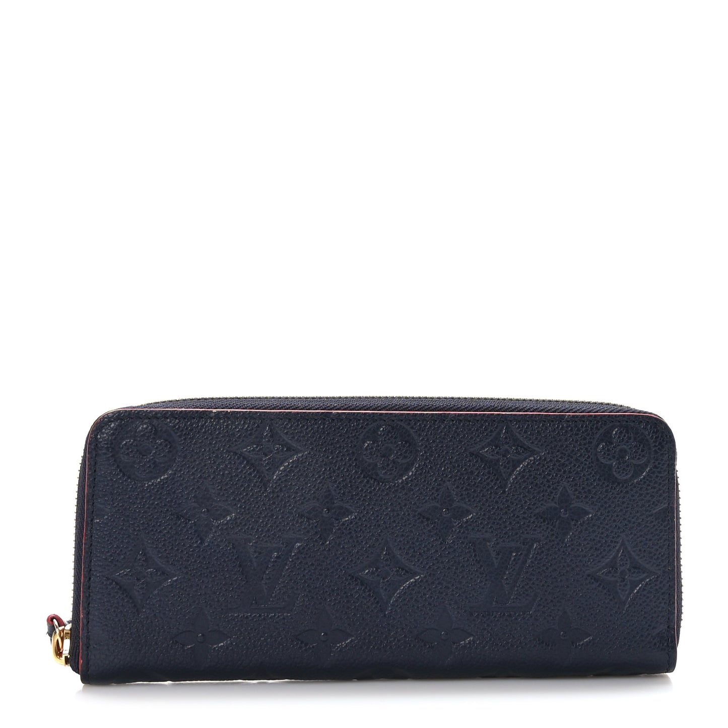 Empreinte Clemence Wallet Marine Rouge