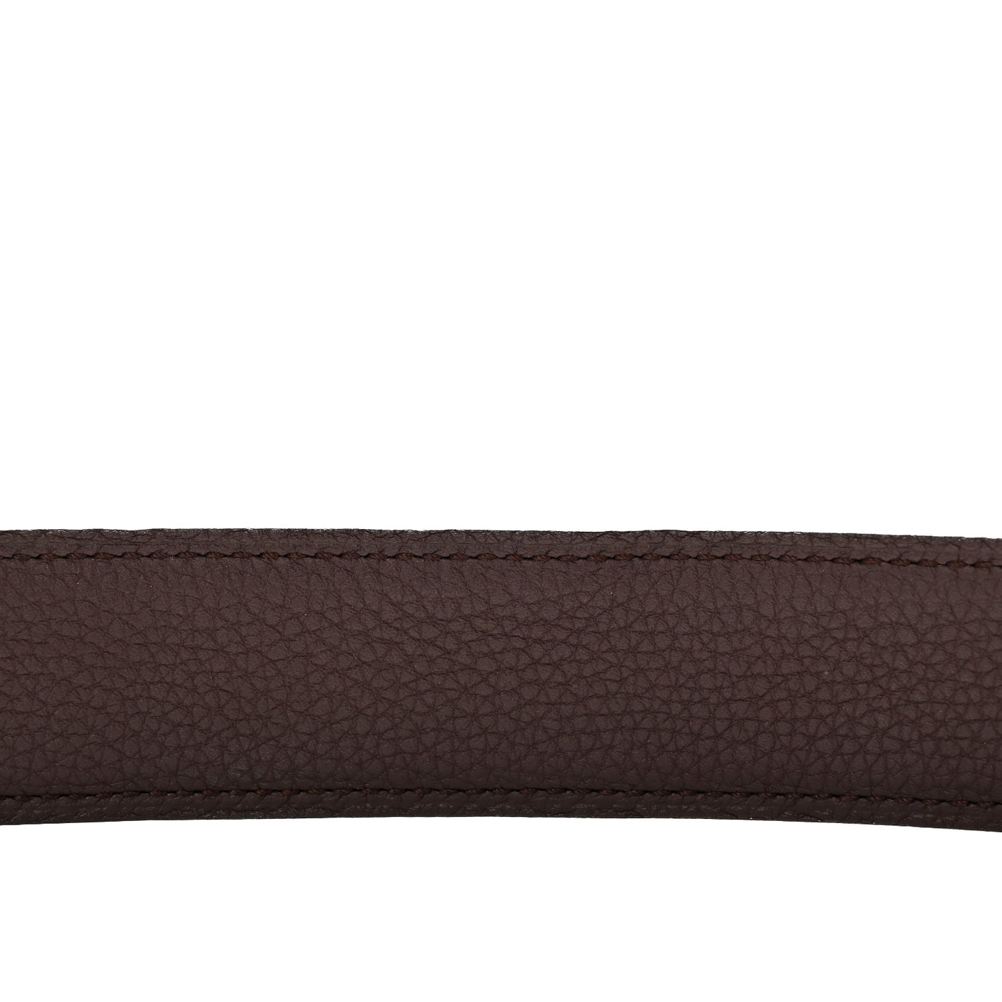 Box Togo 32mm Guilloche H Belt 80/32 Black Chocolate