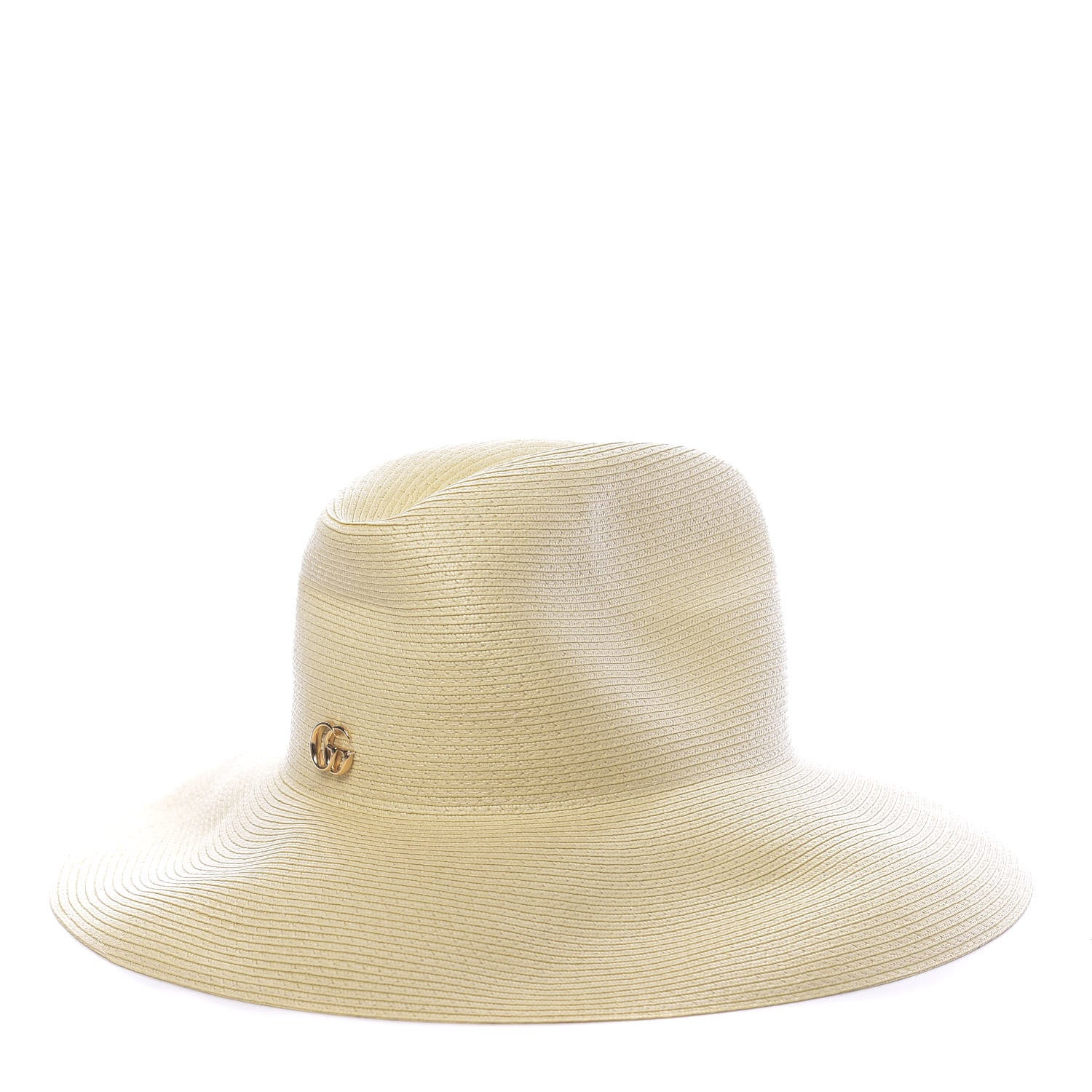 Gucci Raffia Double G Bucket Hat S Ivory 1 of 7