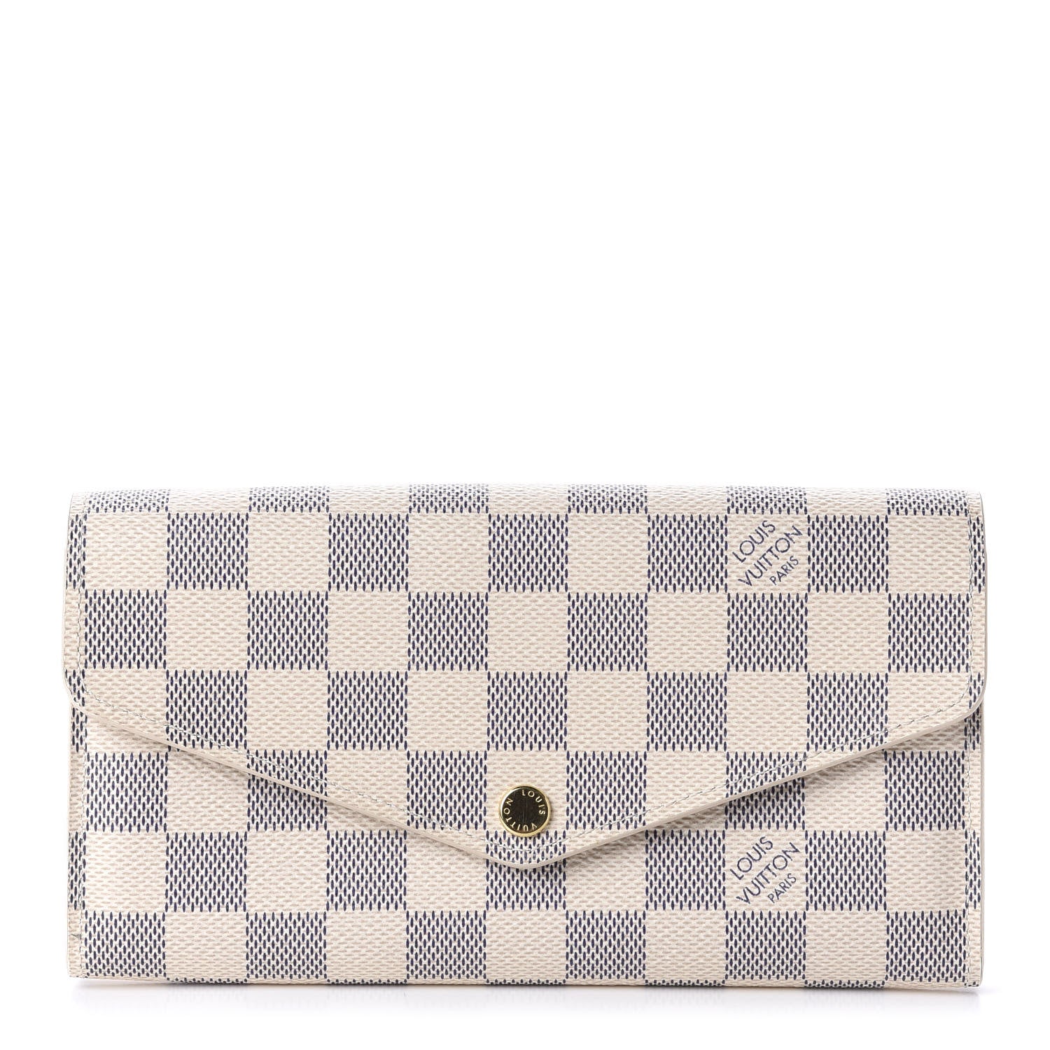 Louis Vuitton Damier Azur Sarah Wallet NM 1 of 9