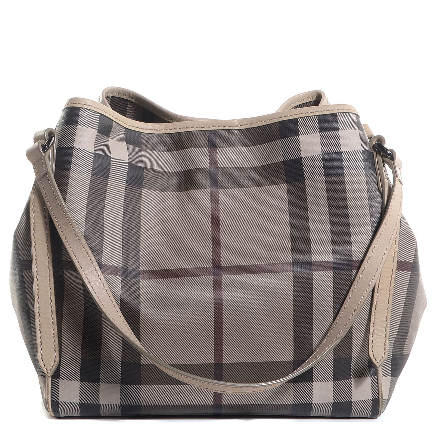 Smoked Check Small Canterbury Tote Trench