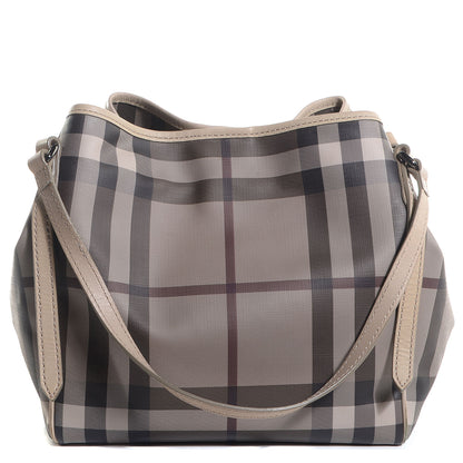 Burberry Smoked Check Small Canterbury Tote Trench 1 of 11