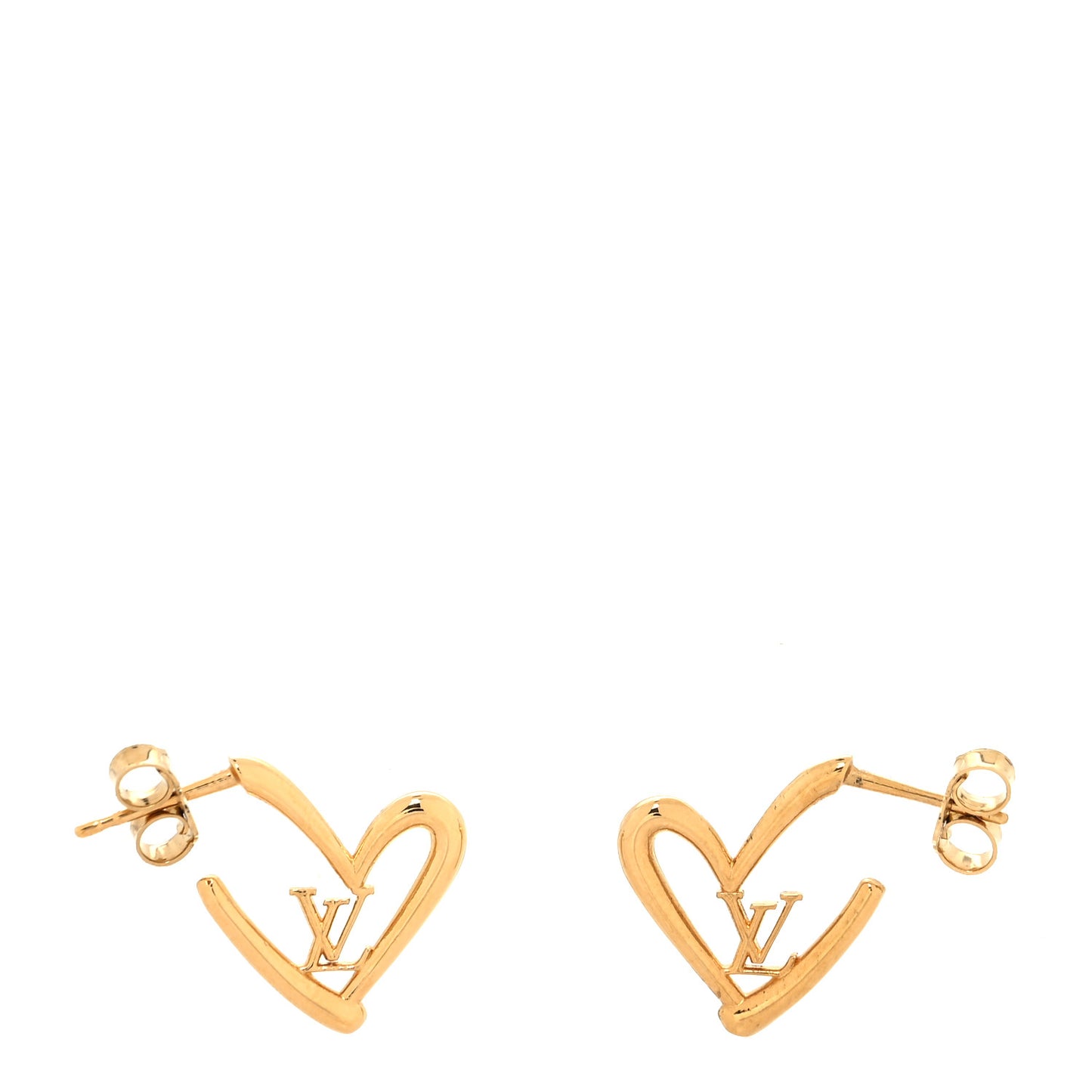 Fall In Love Heart Earrings PM Gold