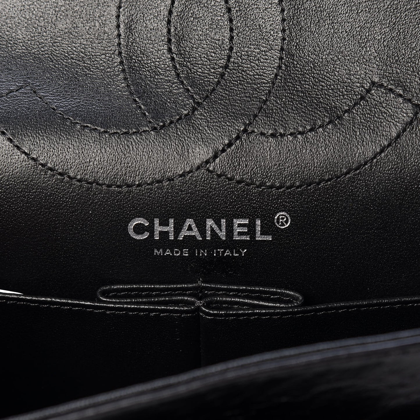 Aged Calfskin Quilted 2.55 Reissue 226 Flap So Black