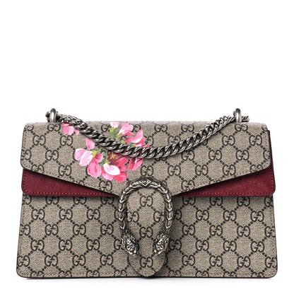 Gucci GG Supreme Monogram Blooms Small Dionysus Shoulder Bag Beige Multicolor Dry Rose 1 of 10