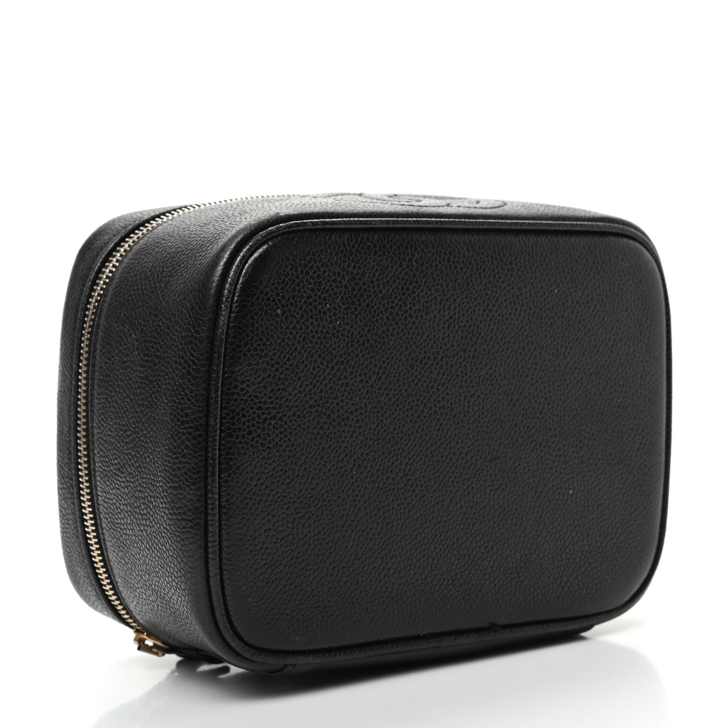 Chanel Caviar CC Vanity Cosmetic Case Black 4 of 9