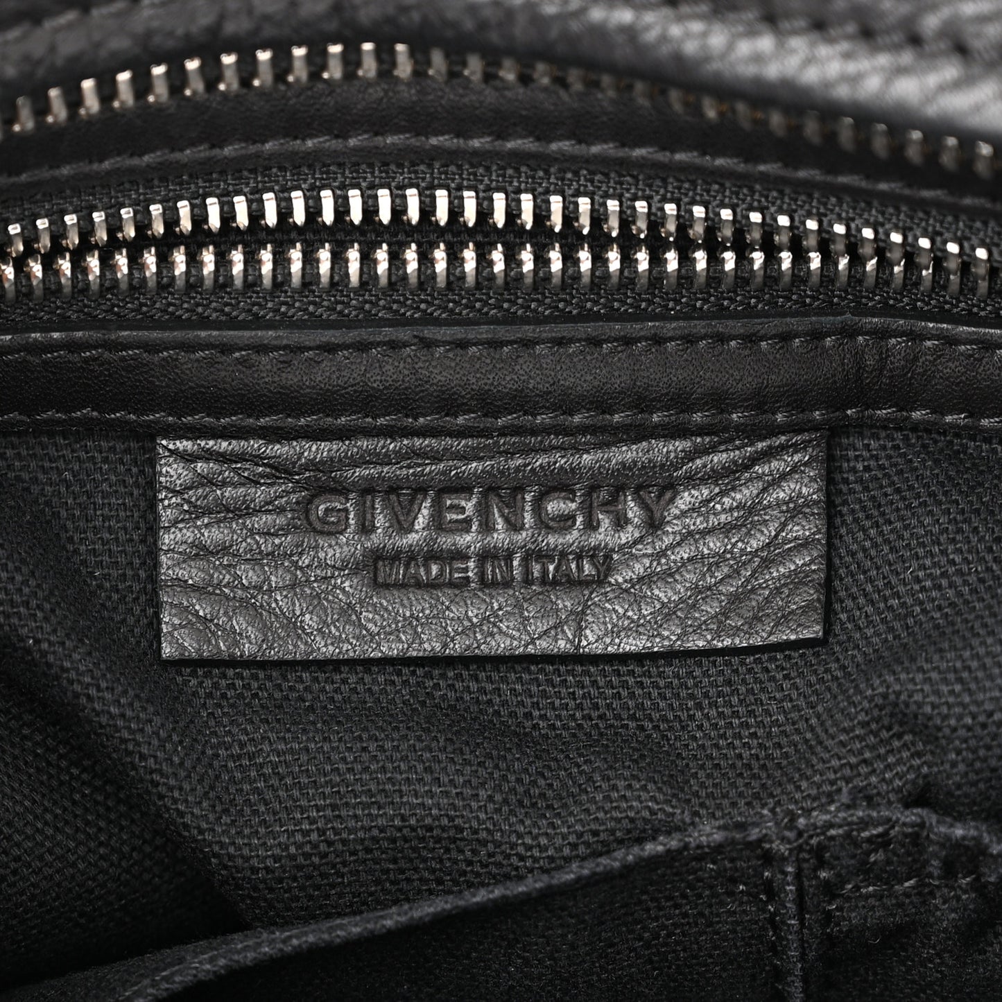 Calfskin Studded Small Pandora Black