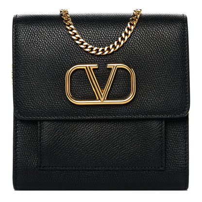 Valentino Garavani Calfskin VLogo Crossbody Bag Black 1 of 7