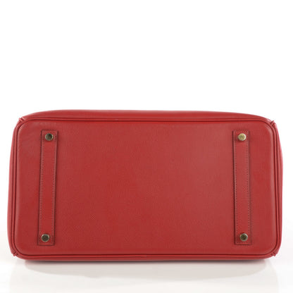 Hermes Epsom Birkin 35 Rouge Garance 12 of 16