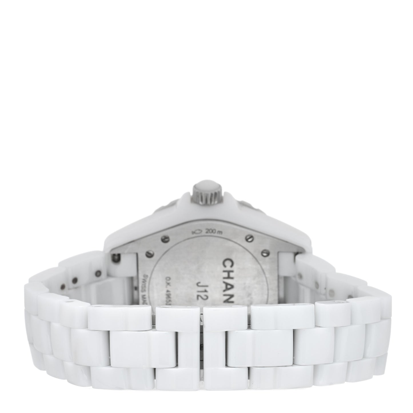 Stainless Steel Ceramic 38mm J12 Automatic Watch White