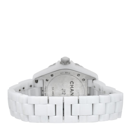Chanel Stainless Steel Ceramic 38mm J12 Automatic Watch White 3 of 4