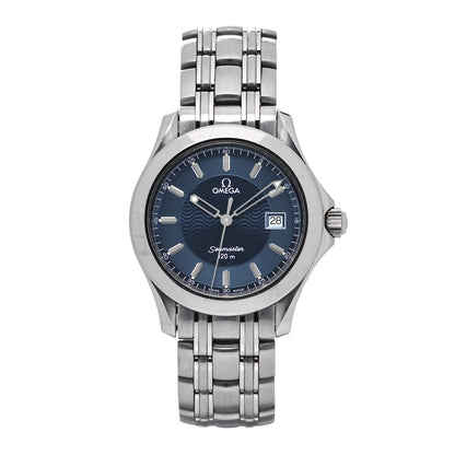 Omega Stainless Steel 36mm Seamaster 120M Quartz Watch Blue 2511.81 1 of 6
