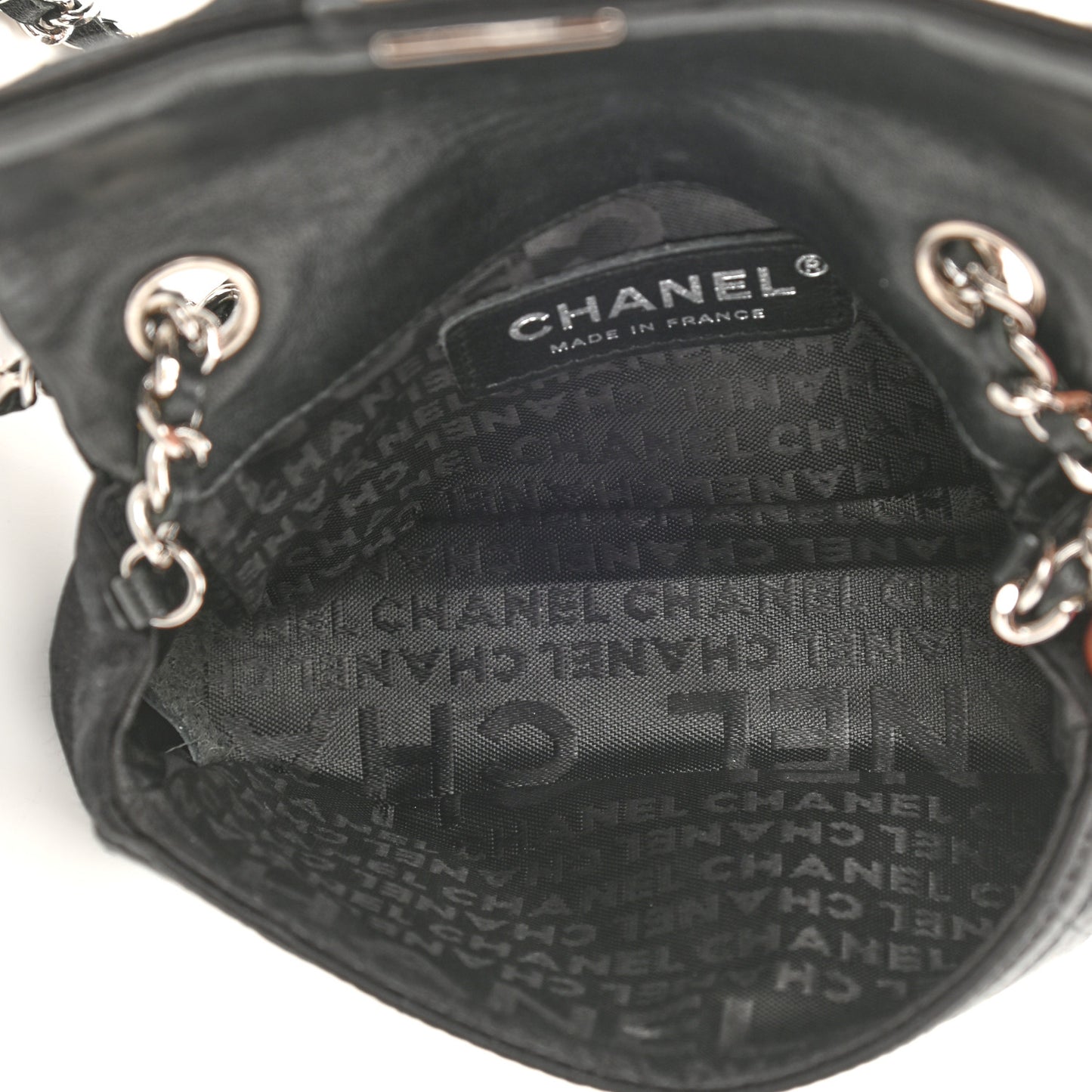 Satin Square Quilted Lipstick Charm Mini Flap Black