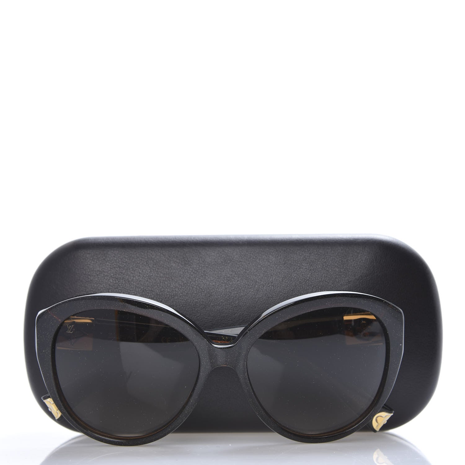Louis Vuitton Acetate Heather Strass Cat Eye Sunglasses Z0595W Brown 8 of 8