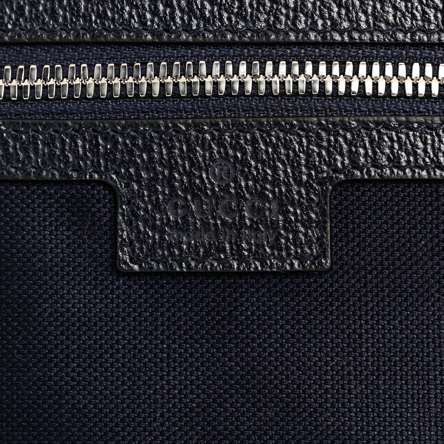 GG Supreme Monogram Web Savoy Garment Bag Beige Blue