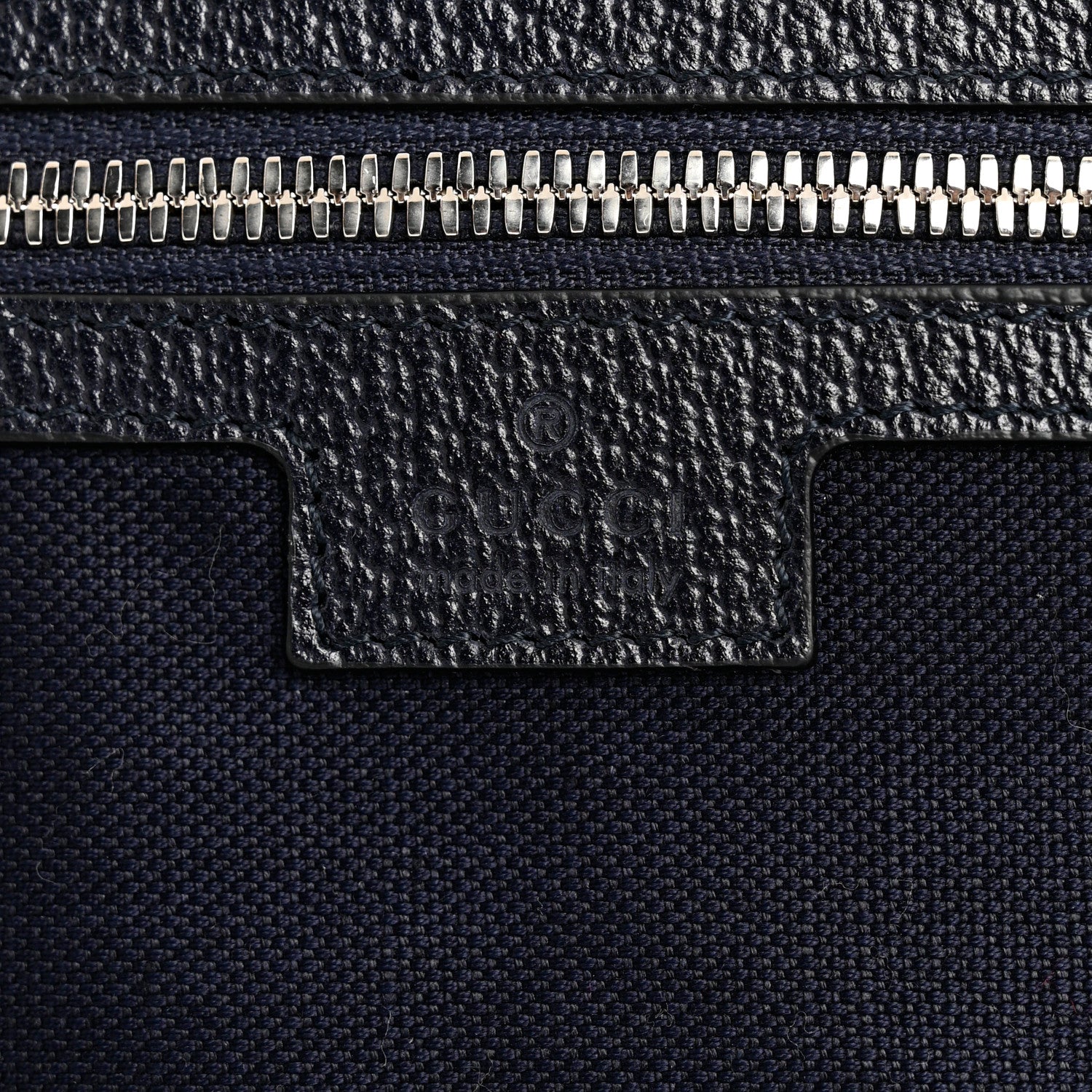 Gucci GG Supreme Monogram Web Savoy Garment Bag Beige Blue 5 of 9