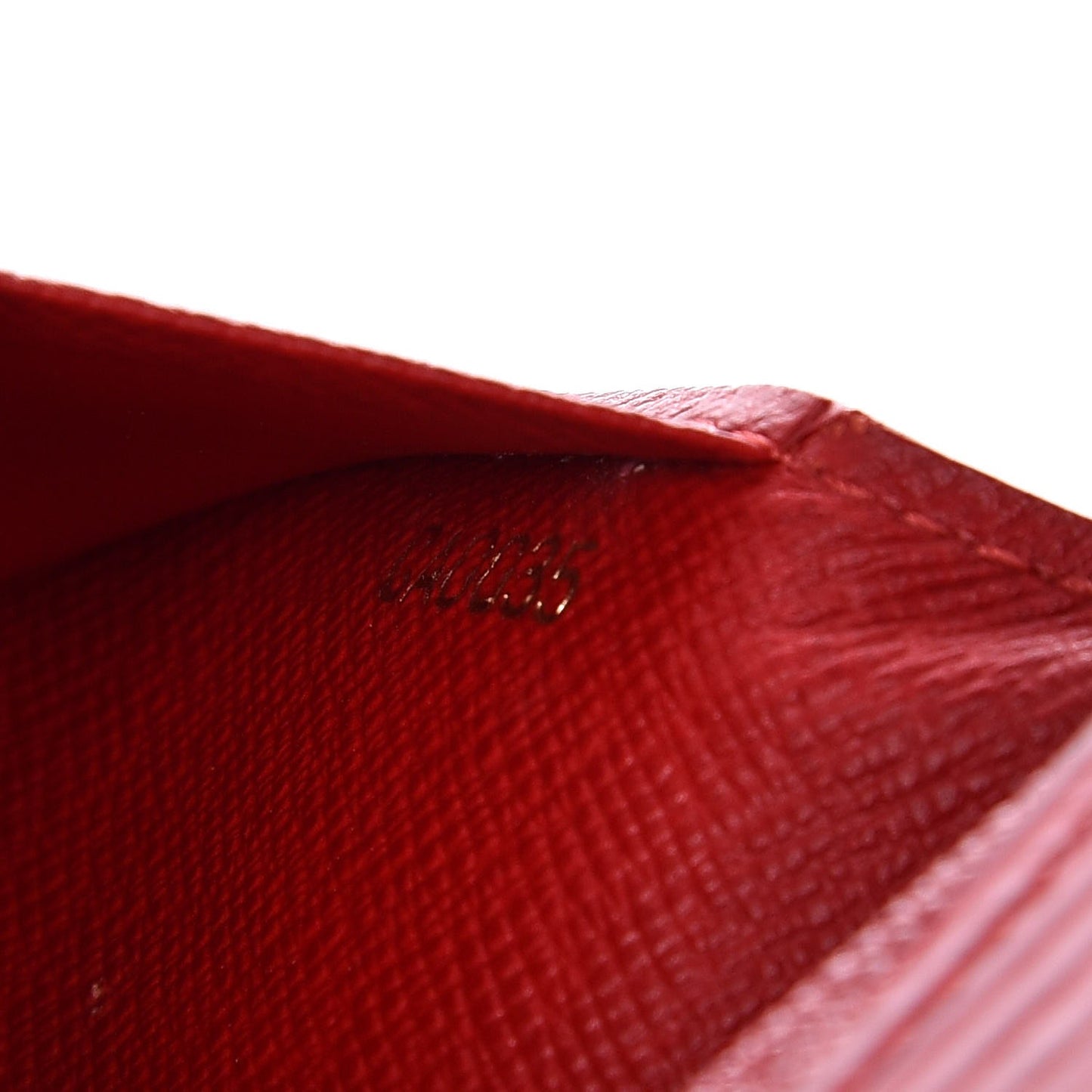 Epi Business Card Holder Red