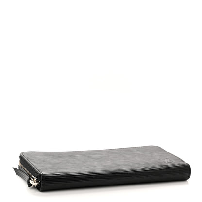 Louis Vuitton Epi Clemence Wallet Black 4 of 7