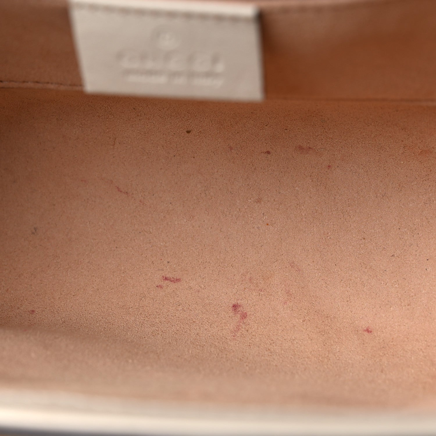 Gucci GG Supreme Monogram Studded Small Padlock Shoulder Bag White 10 of 12