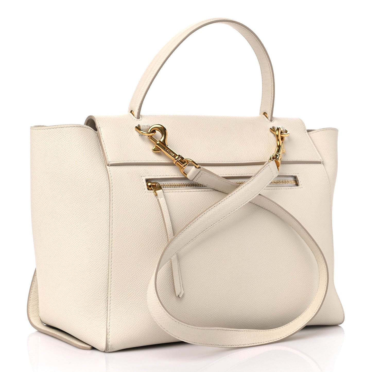Grained Calfskin Mini Belt Bag Linen