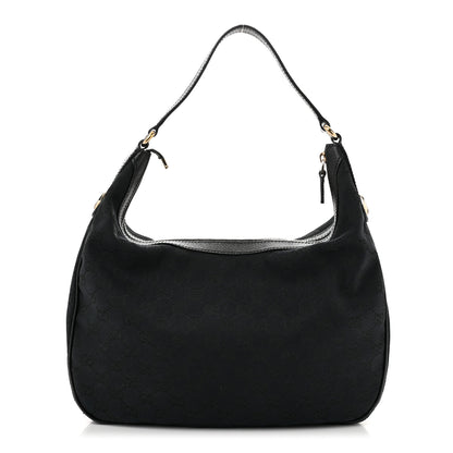 Gucci Monogram Medium Charmy Hobo Black 1 of 10