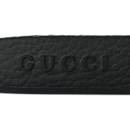 Gucci Microguccissima Mens Slide Sandals 12 Black 7 of 15