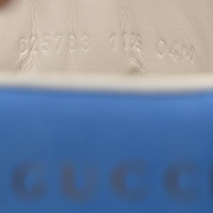 Gucci Calfskin Nubuck Interlocking G Mens New Ace Sneakers 11.5 New Mystic White Hibiscus Red Bright Splash 6 of 9