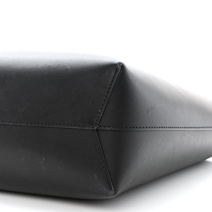 Mansur Gavriel Saffiano Large Shopping Tote Black Flamma 12 of 13