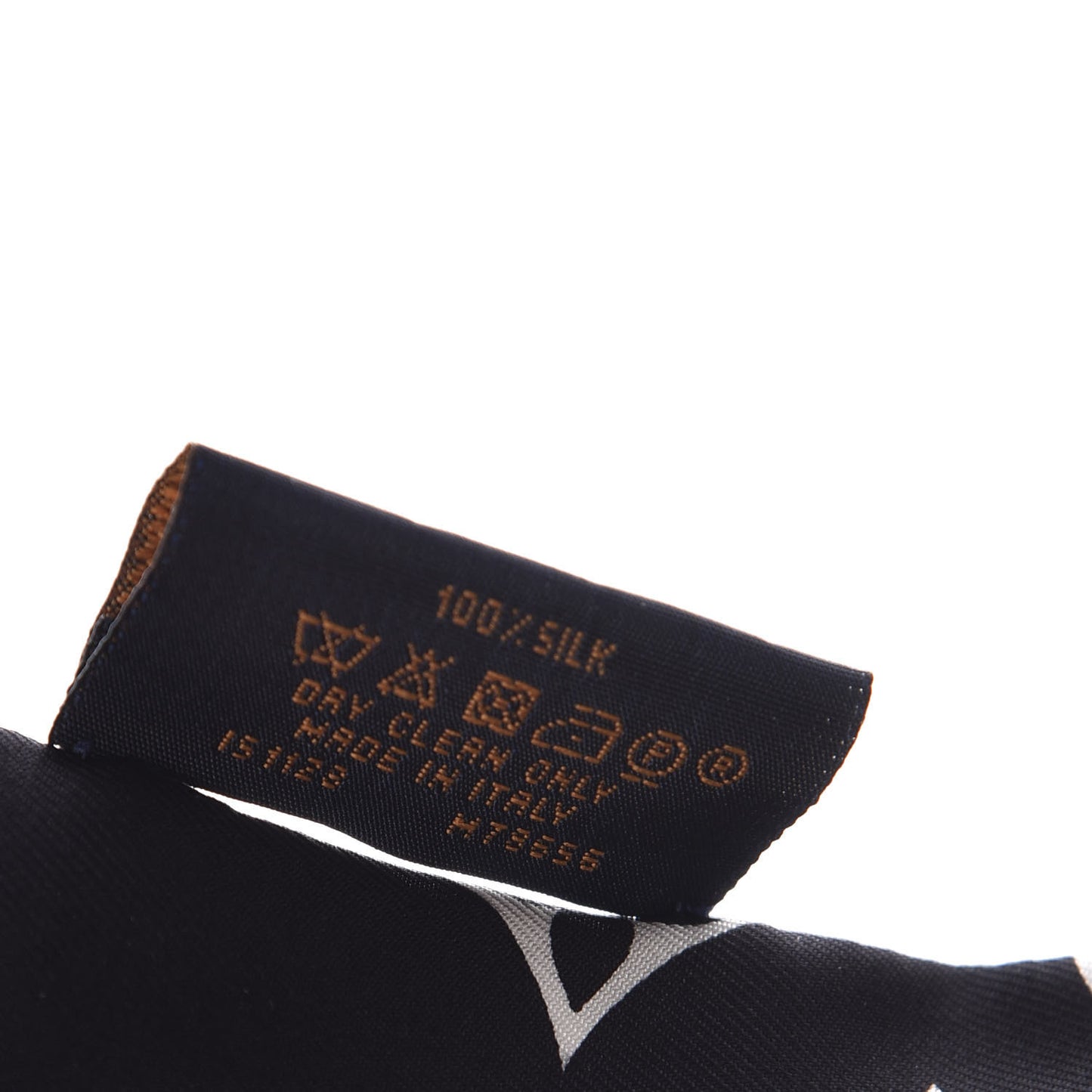 Silk Monogram Confidential Bandeau Black