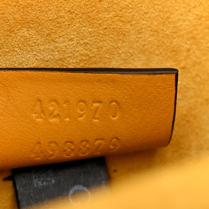 Gucci GG Supreme Monogram Mini Dionysus Shoulder Bag Yellow 7 of 14
