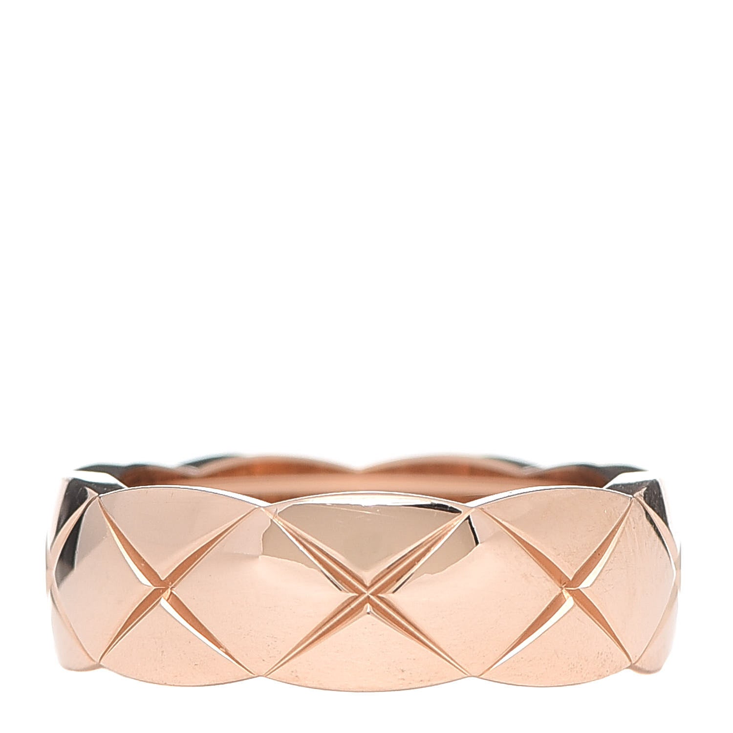 Chanel 18K Beige Gold Small Coco Crush Ring 54 6.75 1 of 7
