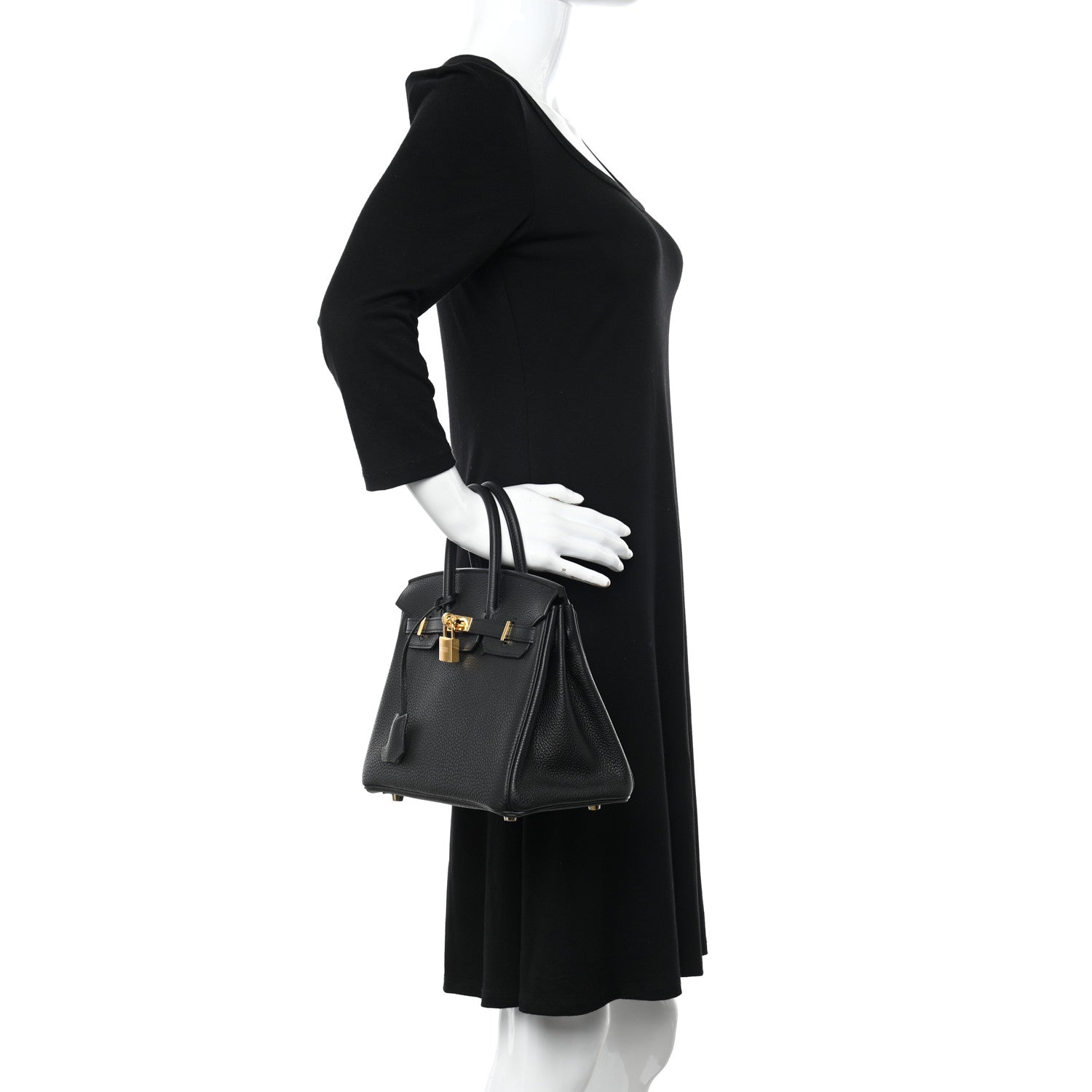 Hermes Togo Birkin 25 Black 2 of 13