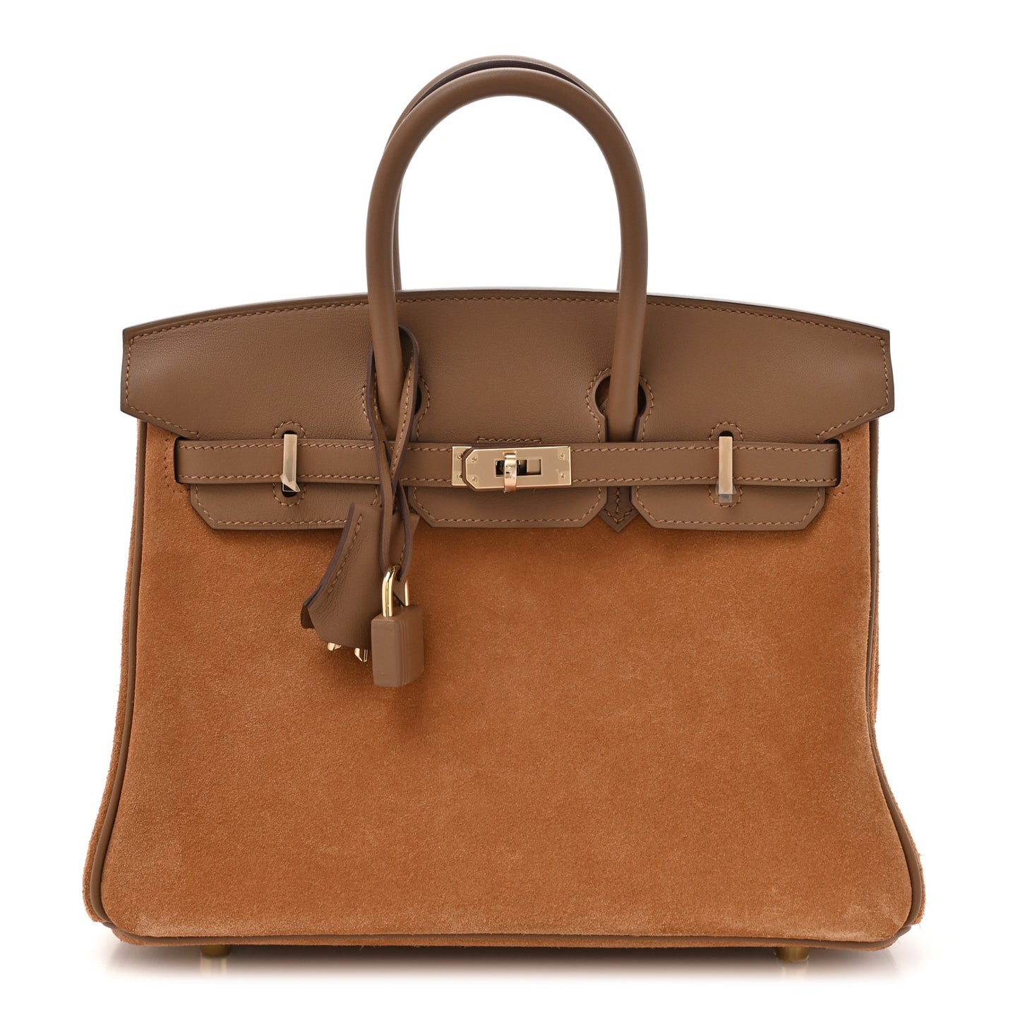 Veau Doblis Swift Grizzly Birkin 25 Alezan