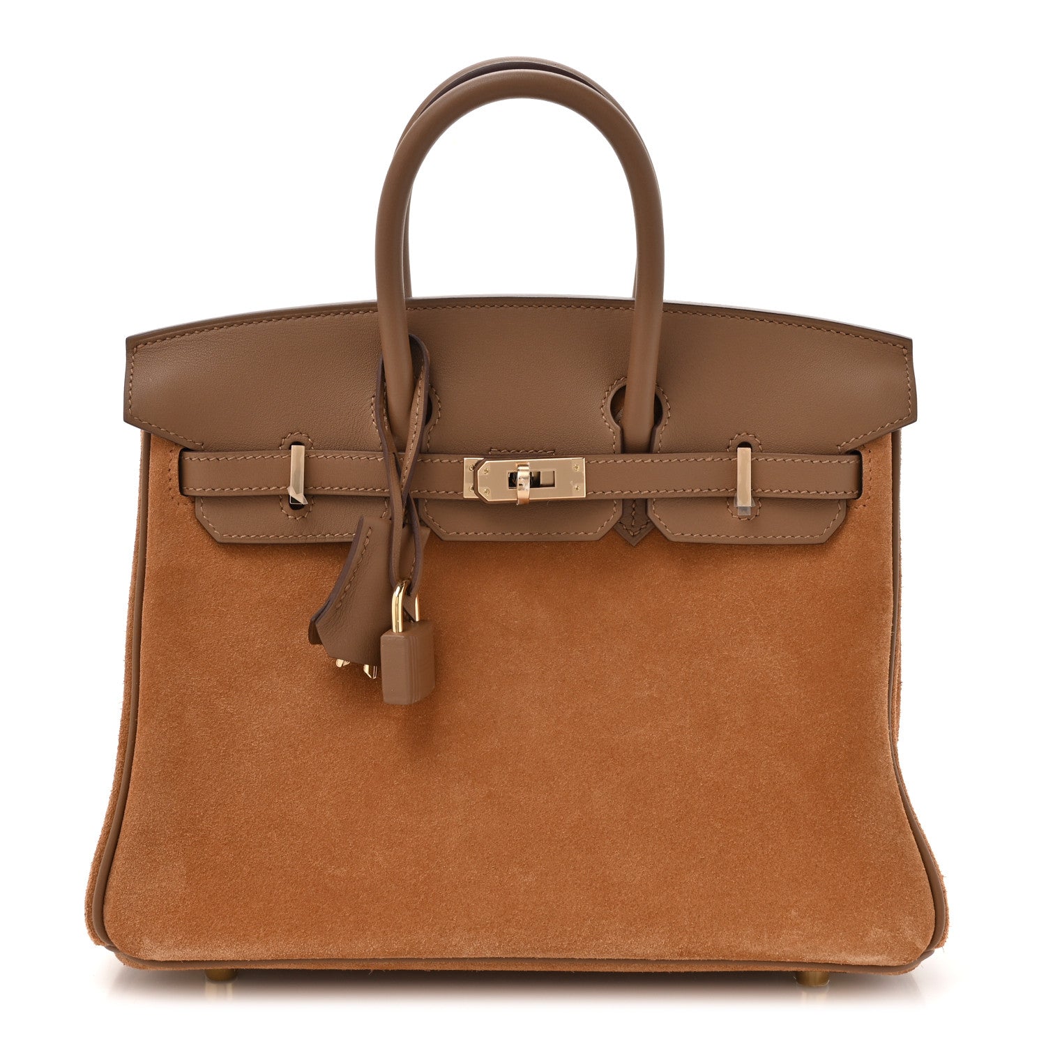 Hermes Veau Doblis Swift Grizzly Birkin 25 Alezan 1 of 12