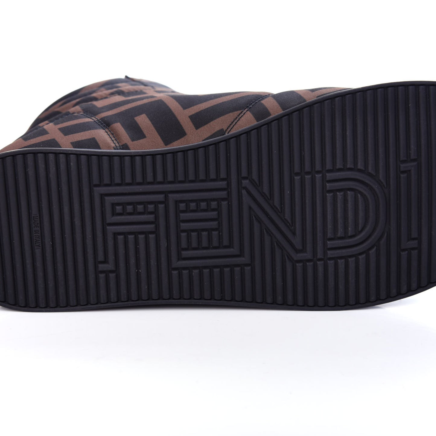 Nylon FF Reloaded High Top Sneakers 37 Tobacco Black