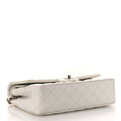 Chanel Caviar Quilted Medium Double Flap White 4 of 13