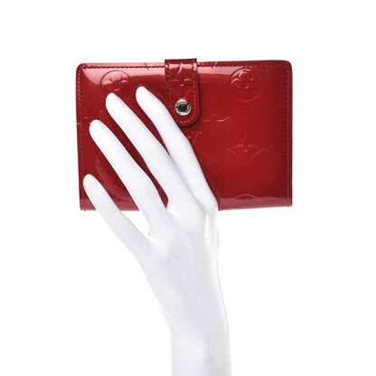Louis Vuitton Vernis French Purse Wallet Pomme d'Amour 2 of 9