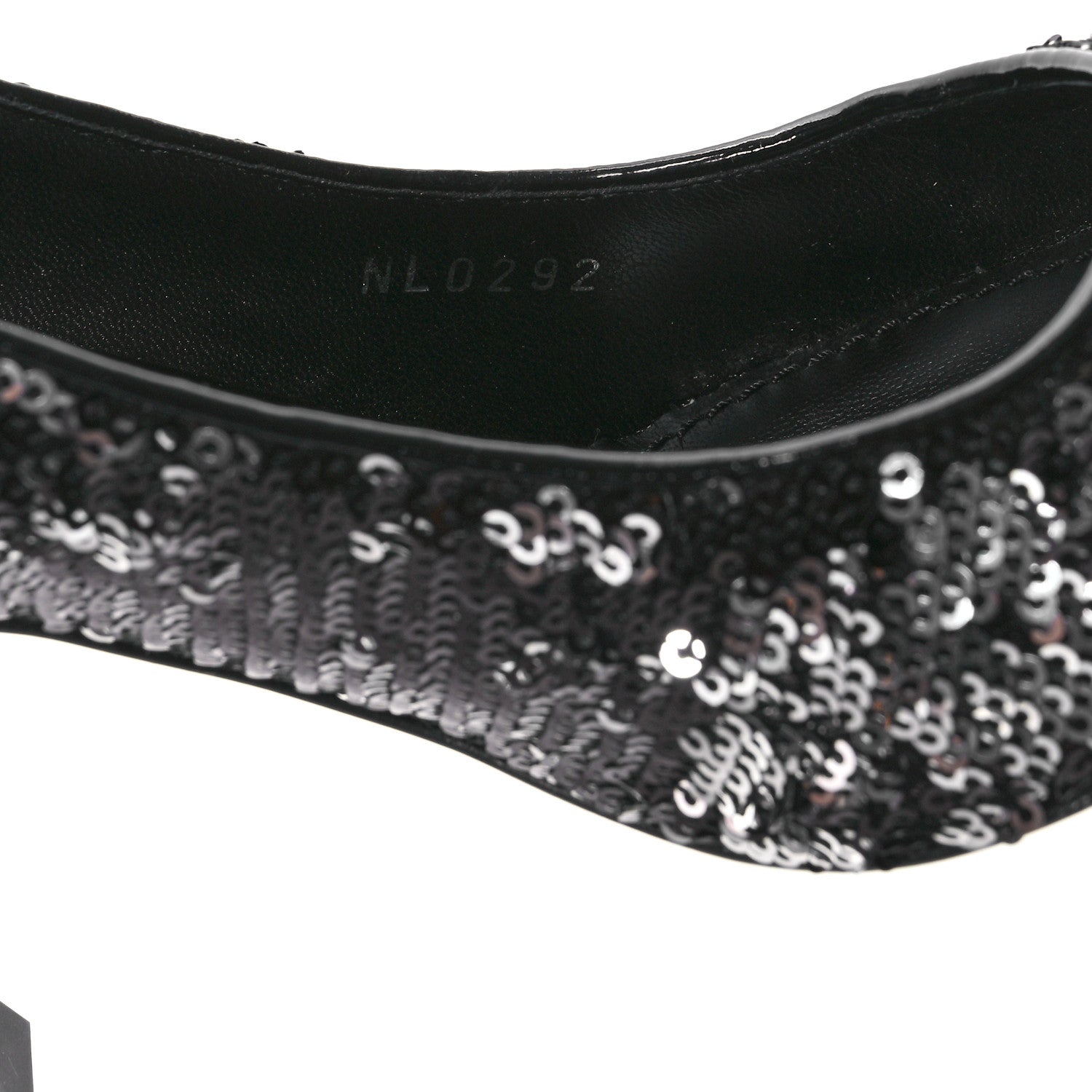 Louis Vuitton Sequin Sparkle Pumps 38 Argent 8 of 9