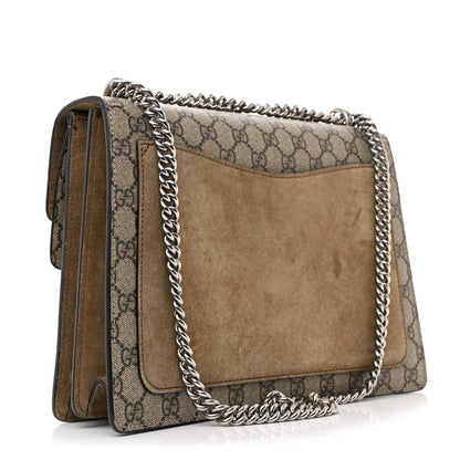 Gucci GG Supreme Monogram Medium Dionysus Shoulder Bag Taupe 3 of 11