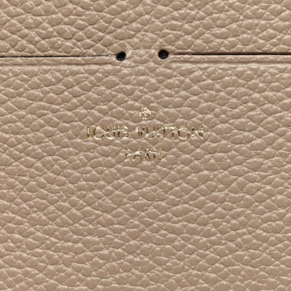 Louis Vuitton Calfskin Felicie Chain Wallet Card Holder Insert Tourterelle 6 of 6