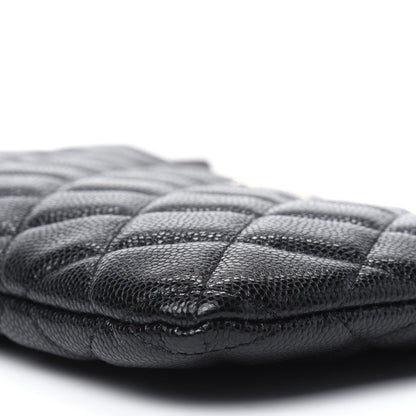Chanel Caviar Quilted Cosmetic Case Black 10 of 12
