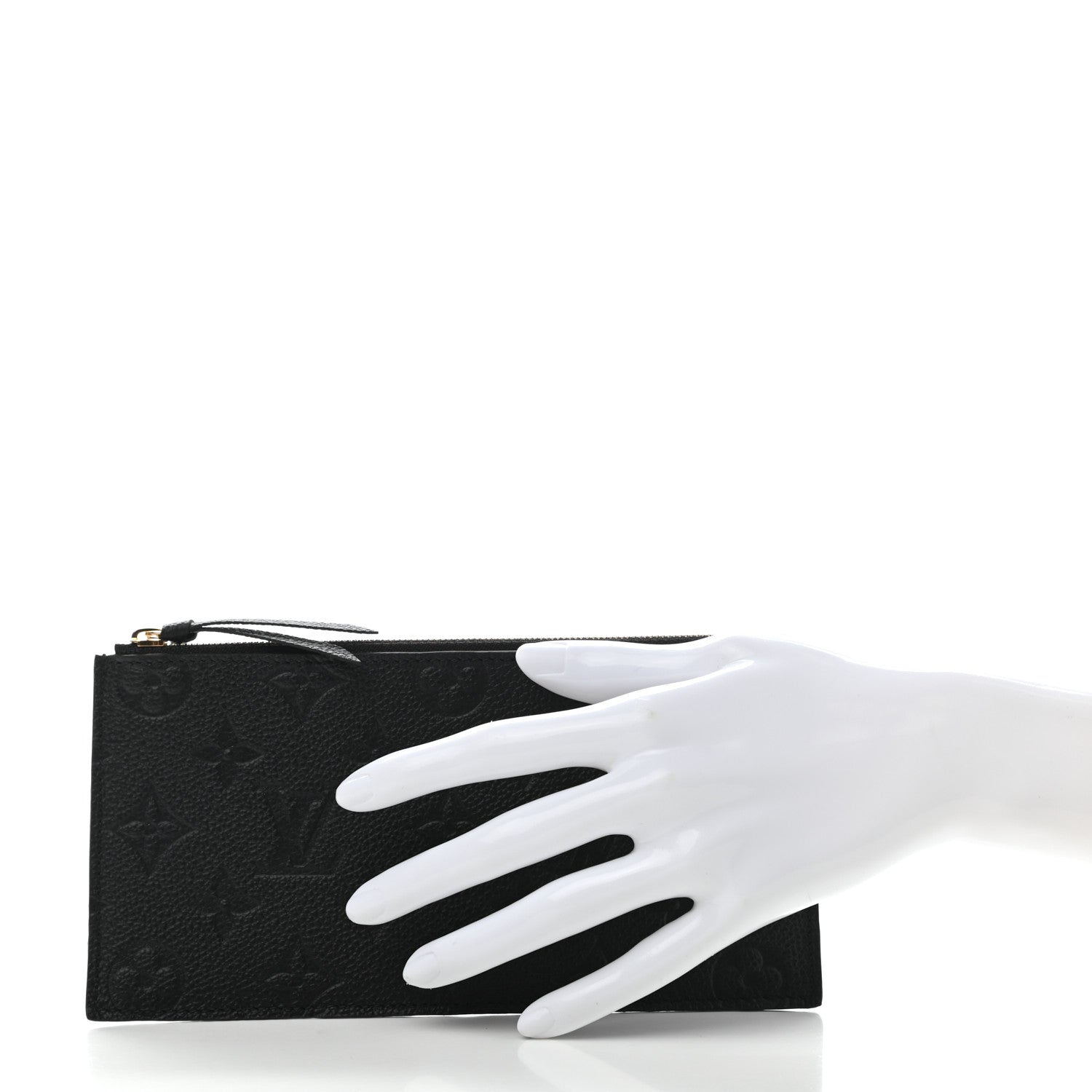 Louis Vuitton Empreinte Felicie Chain Wallet Zippered Insert Black 2 of 6