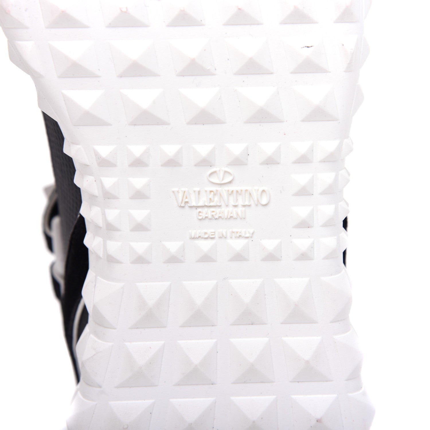 Valentino Garavani Body Tech Knit Free Rockstud Sock High Top Sneakers 35.5 Black White 7 of 9