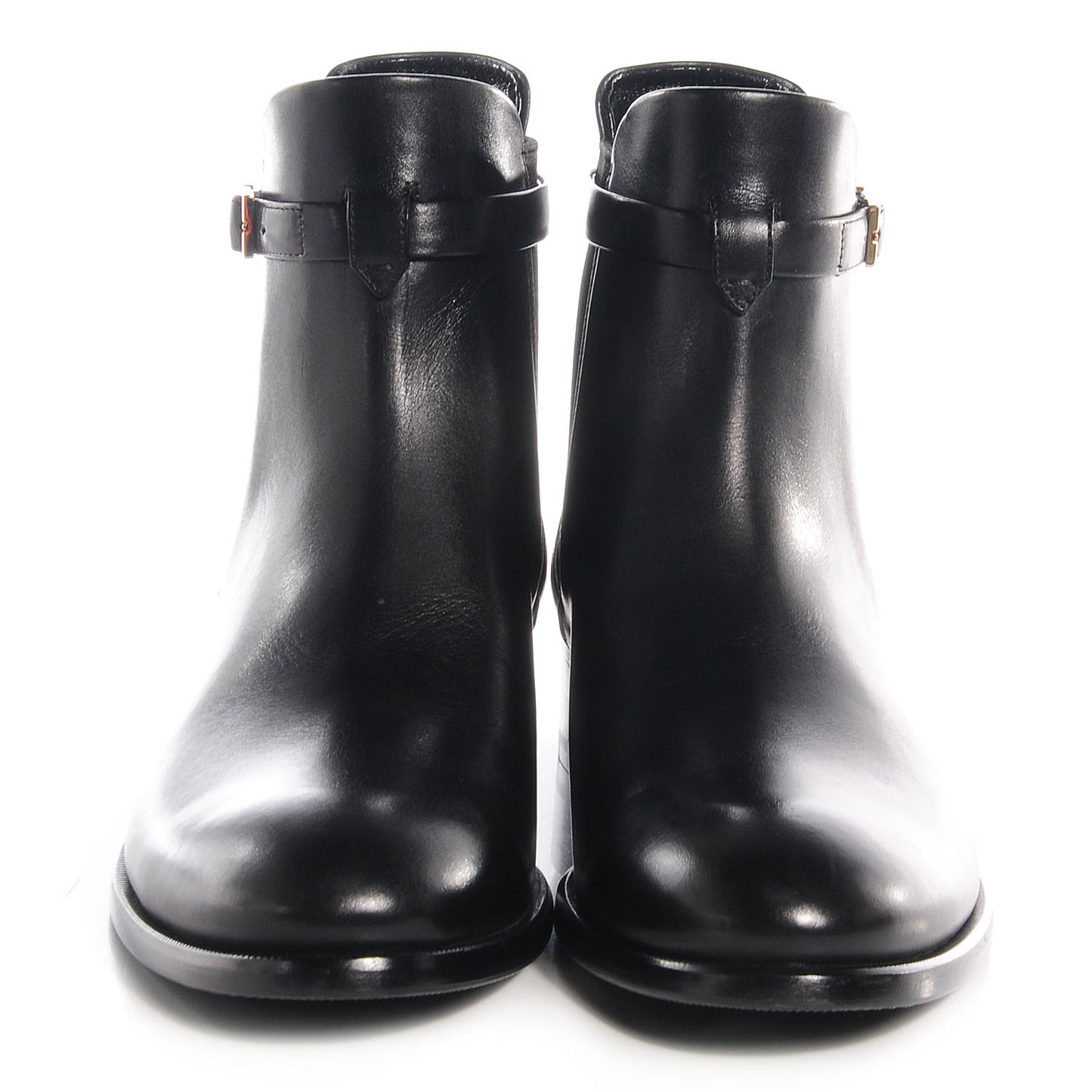 Leather Loyalty Flat Ankle Boots Black 37.5
